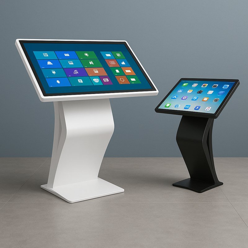Interactive touch kiosks